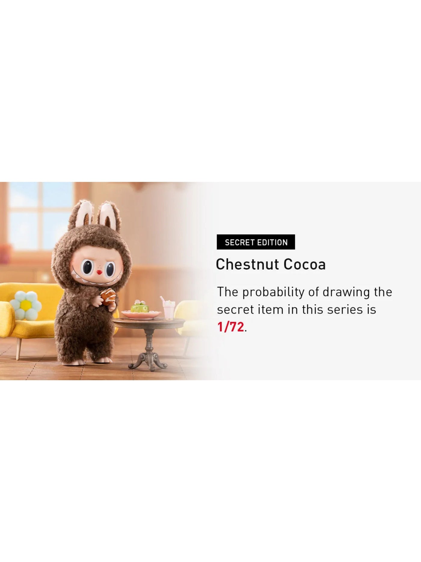 Labubu The Monsters Tasty Macarons Chestnut Cocoa Pendant (Secret Edition)